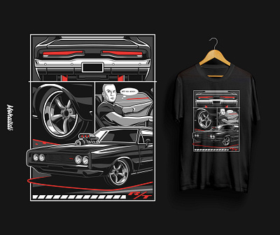 Charger RT Muscle Car Drawing car poster car tshirt charger dodge