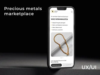 Precious metals marketplace design industry logo marketplace metalsmarketplace ui ux uxui webdesign webdev webdevelopment website