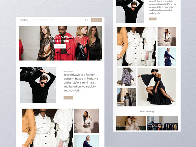 Pattern - A Business Website Template by Pixpa on Dribbble