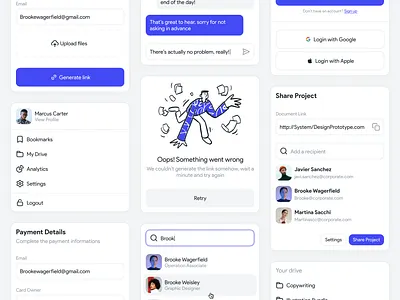 Coomponents Ui Kit adobe xd buttons components figma illustrations palette styleguide ui design ui kit ux design