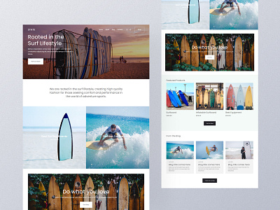 State - A Business Website Template checkout process online store product page surface board tourist website ui design ux design website