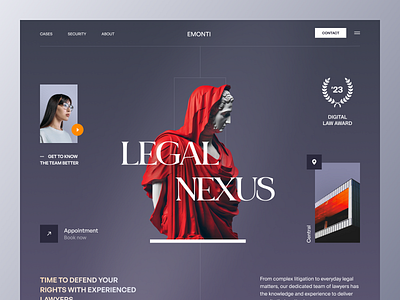 Emonti Website design interface product service startup ui ux web website