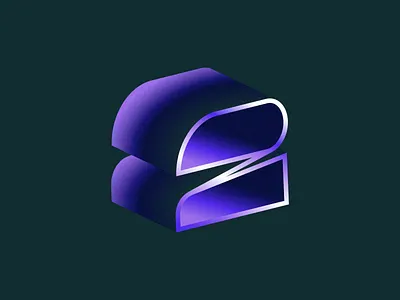 36 Days of Type - 2 2 36 days of type dark gradient letter logo number type typography