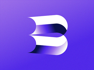36 Days of Type - 3 3 36 days of type flat gradient letter logo minimalist number typography