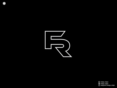 F + R LOGO branding company logo custom logo design graphic design illustration letter mark logo logo initial logo letter logo simple logo type logo typo modern logo monogram typography vector