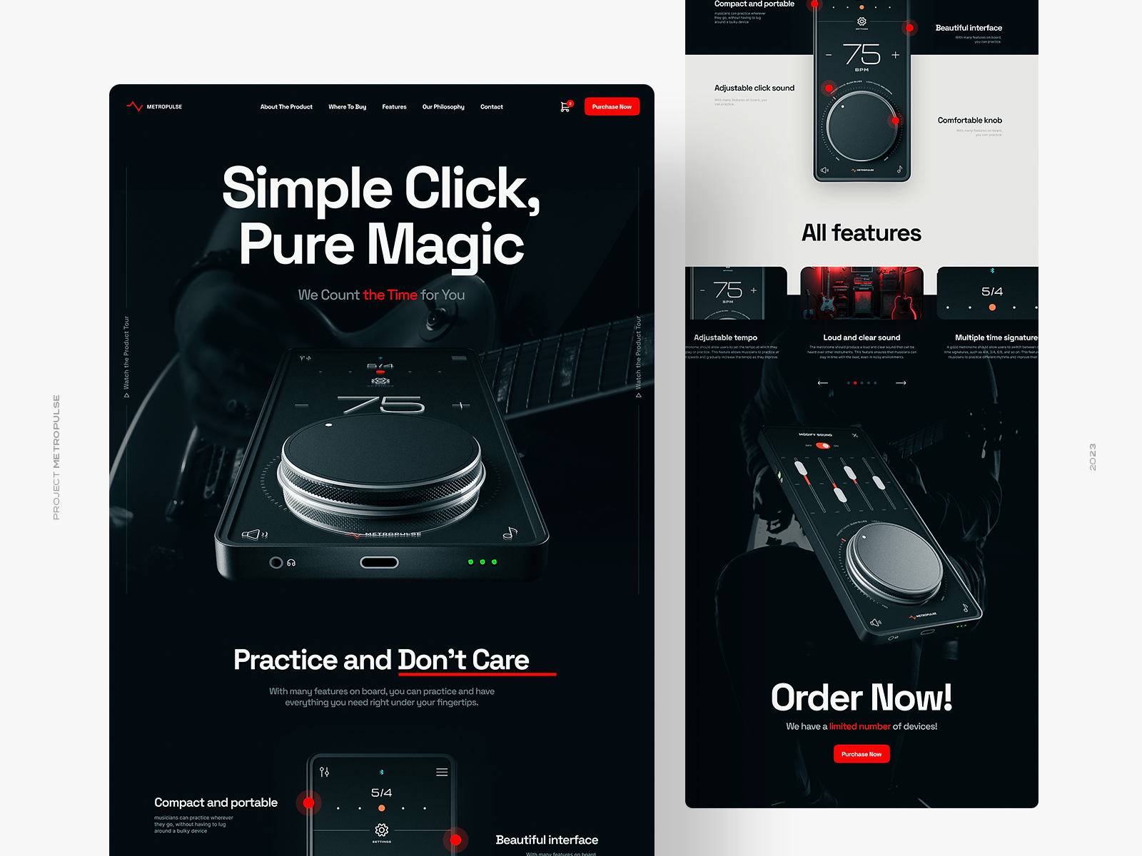 Example of Landing Page (Figma)
