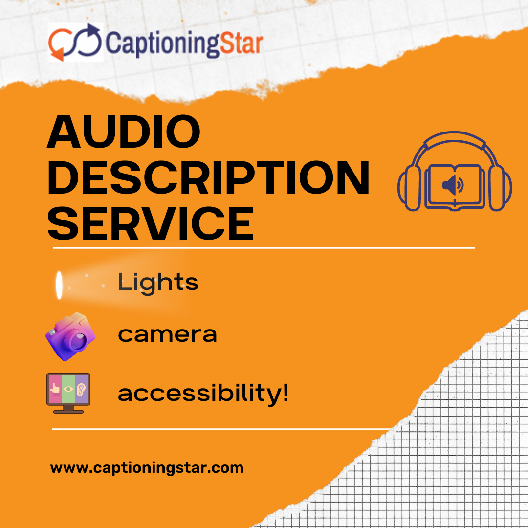Audio Description Services by Captioning Star on Dribbble