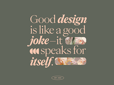 Good design aesthetic design assets flowers luxury modern old poster retro elements typography vintage