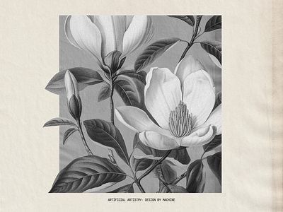 Artificial Artistry aesthetic book botanical botany design design elements floral flower luxury magnolia old book paper retro elements texture vintage