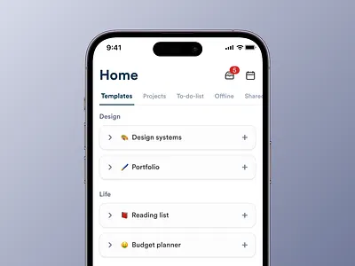 Mindswirl App - Home assistant book list book reader brain clean ui component design system habit habit tracker interaction personal planning productive productivity task task manager trend ui kit vui