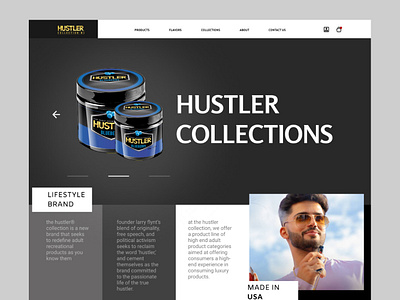 Hustler Collection graphic design ui ux