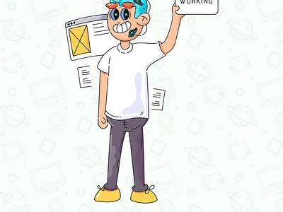 A.I. Robot a.i ai artificial intelligence character chatgpt content creator freebie freebies gpt illustration open ai web designer