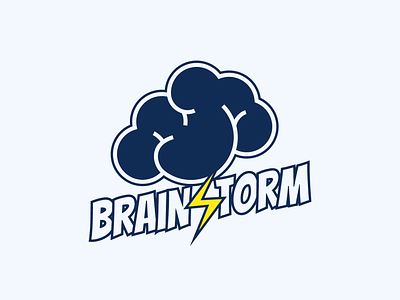Logo for a board games store adobe amazing art board brain branding cute design designer game graphic design illustration logo modern naming shop signage store storm stunning