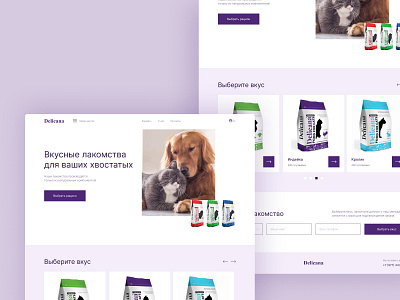 Landing Page | Pet shop design landing ui ux web design