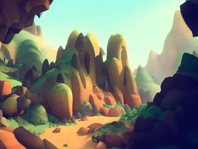 Sand Eroded Formations 3d illustration cinema 4d concept art diligence environment concept environment design generative illustration generative landscape illustration landscape landscape illustration nature illustration stuart wade