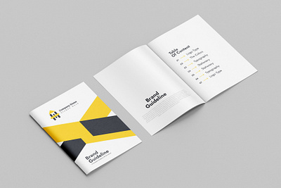 Brand Style Guideline Layout Design Template brand guideline brand identity brand style brochure layout template
