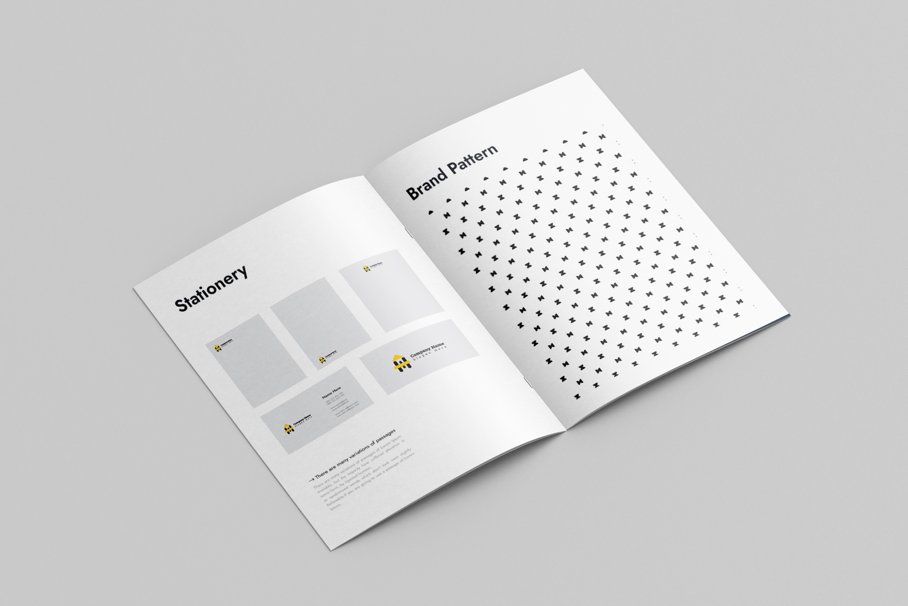 Brand Style Guideline Layout Design Template by Hosain Mahmud on Dribbble
