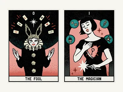 Tarot Deck_1 character illustration ink mystical retro illustration tarot tarot illustration vintage illustration vintage inspired