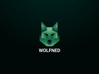 Wolfned branding color design graphic design icon illustration lineart logo ui vector wolf