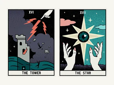 Tarot Deck_9 illustration mystical retro illustration tarot tarot deck vintage illustration vintage inspired