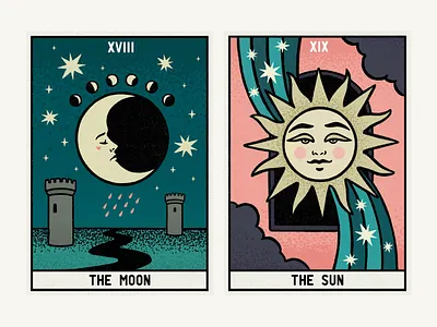 Tarot Deck_10 illustration mystical retro illustration tarot tarot deck vintage illustration vintage inspired warm