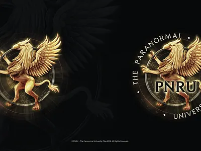 PNRU - The Paranormal University Files - Book Series Logo artwork book cover brand aidentity branding design digital art graphic graphic design illustration illustrator logo package design typography ui ux vector visual art visual identity
