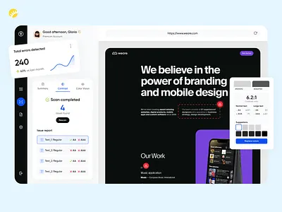 Accessibility checker tool accessibility app design browser check contrast design desktop plugin product tools tracker ui ux wcag web web view