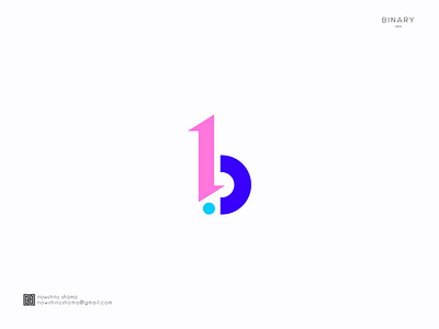 BINARY-ICON b icon company graphic design letter b logo logo design modern logo