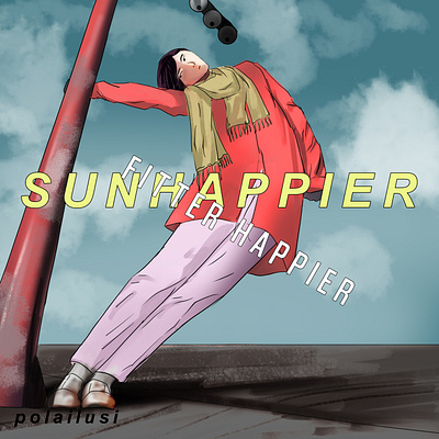 SUNHAPPIER - ALBUM COVER editorial