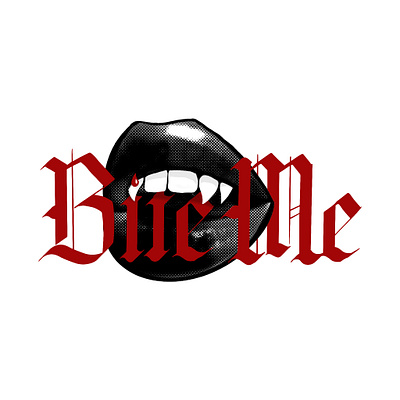 Bite Me Baked brand identity branding comic design halftone illustraion illustration logo retro vampire