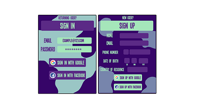 Daily UI 001 - Sign up page design graphic design ui