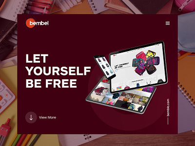 Bemble Website graphic design illustration landing page design ui