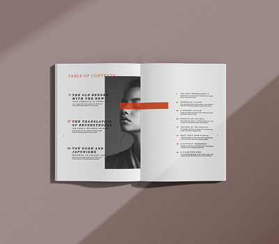 Cited Magazine - Table of Contents brand identity branding design double page spread graphic design illustraion indesign layout design logo magazine print print design type typography