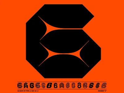 36 Days of Type / 6 36daysoftype adobe design illustration illustrator lettering typography vector