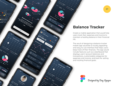 Balance Tracker App Design balance tracker app e commerce mobile design ui ux ux ui design