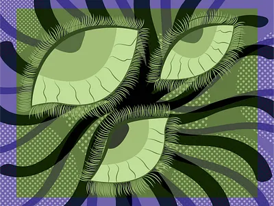 3 Eye Illustration adobe design graphic design illustration vector visual design