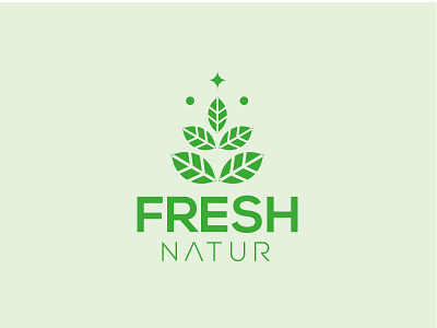 Fresh Natur Logo branding design logo logo design branding logo designer logo mark logodesign logotype