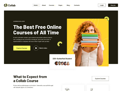 Collab - Bootstrap Template for Online Learning Platforms bootstrap business collab datascience marketing onlinecertification onlineclasses onlinecoaching onlinecourses onlineeducation onlinelearning programming