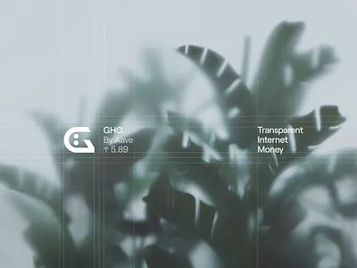 GHO by Aave branding design logo