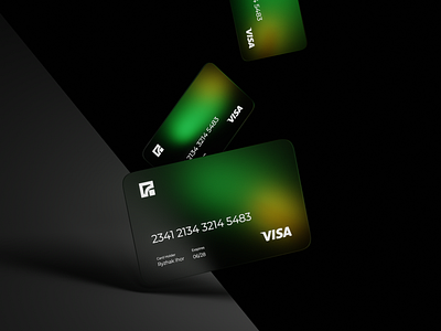Bank card 3d 3d bank card design illustration ux