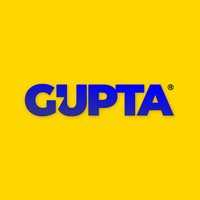 Gupta Logo electric logo gupta logo minimal logo wordmark logo