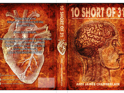 10 Short Of 31 - Book Cover book cover branding design digital collage graphic design illustration jacket design typography