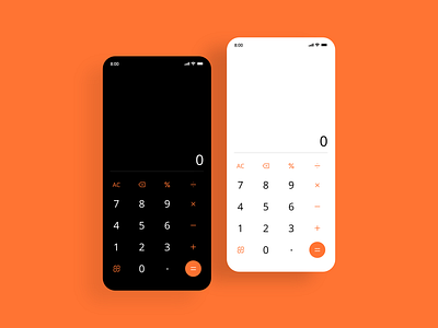 Calculator app calculator dailyui dailyuichallenge design mobile ui xd