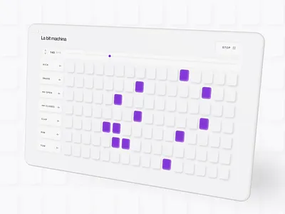 La bit machina / music creation app / animation interaction ui ux