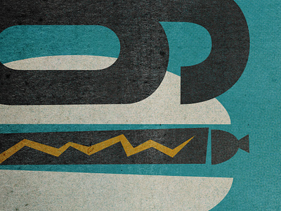 6 = best # of inches in a hot dog - 36 Days of Type 36 days 6 cookout design dog doggy hot illustration inches lunch measure mid century mustard number roll six summer texture type typography
