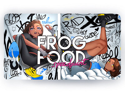 Frog Food SpeedPaint video anime design graphic design illustration procreate