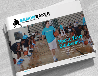 Ganon Baker Basketball Training branding design graphic design layout logo typography