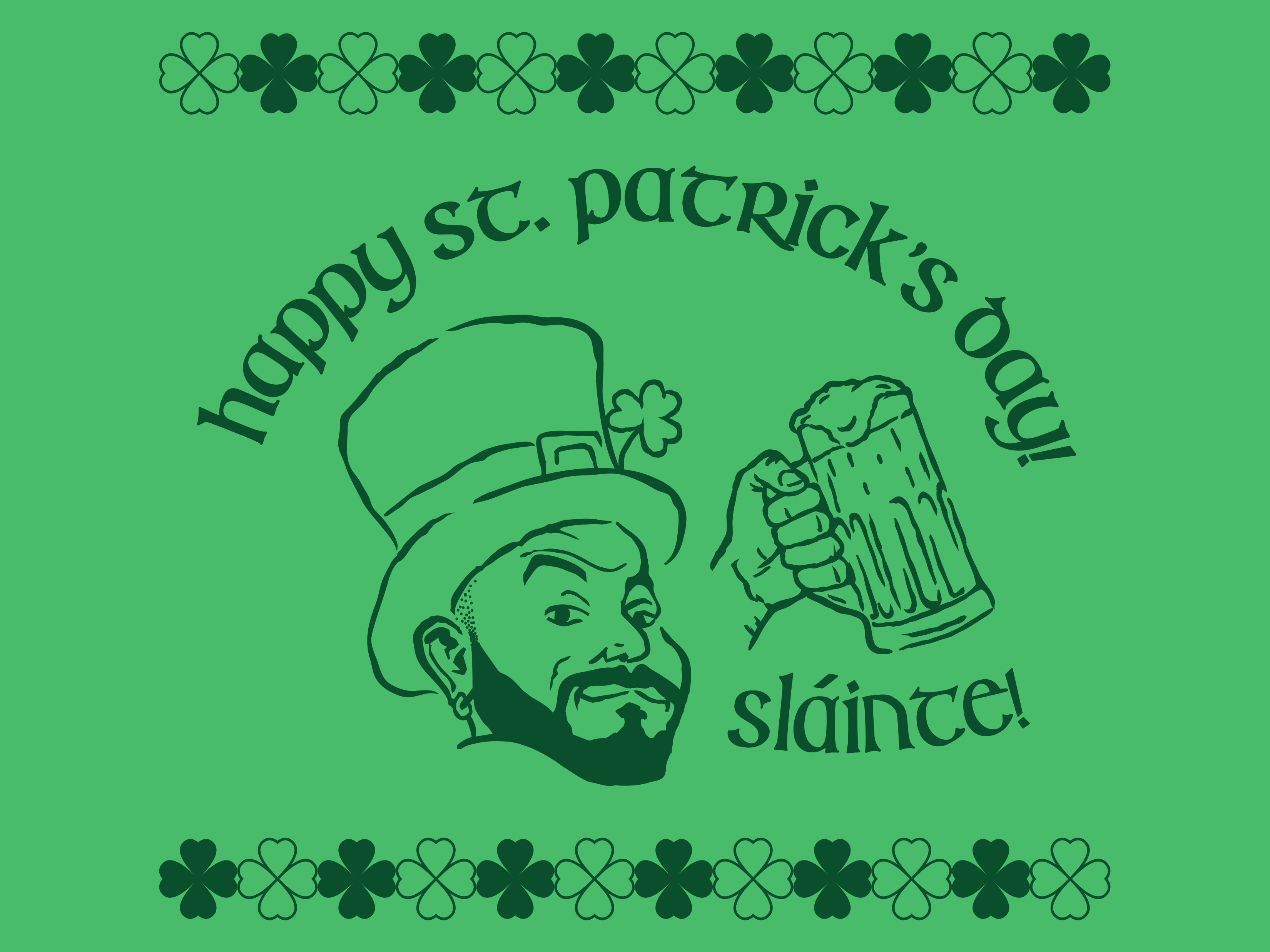 St. Patrick's Day alcohol beer booze cheers clover design gif green hat holiday illustration ireland irish leprechaun luck st patricks day vector