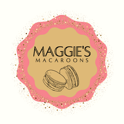 Maggie's Macaroons branding graphic design logo