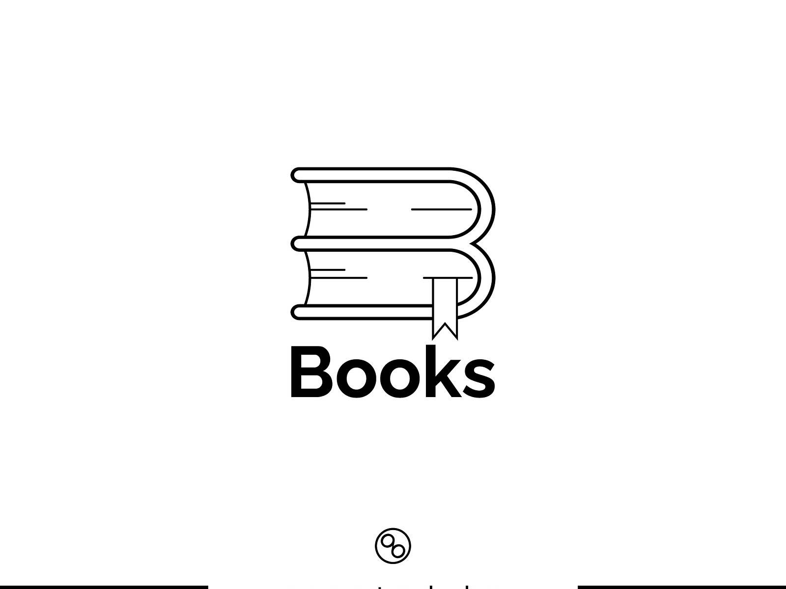 Books logo by Design Loop on Dribbble